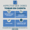 Apectos a tomar en cuenta
