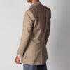 abrigo khaki diseno de cuadros marca business casual slim 131409 KHAKI 3