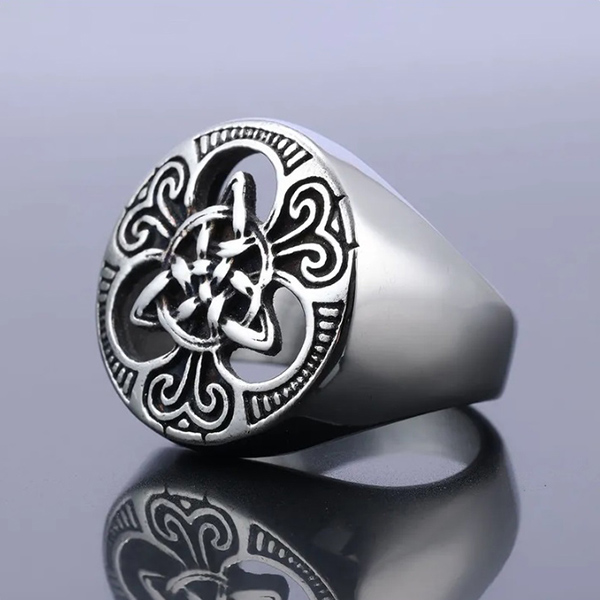 anillo gris de la triqueta marca calak cl sico 141773 GRIS 1