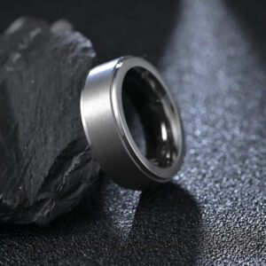 anillo gris estructura plana marca calak cl sico 141723 200789 1