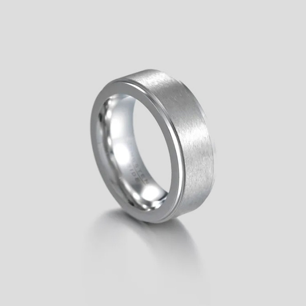 anillo gris estructura plana marca calak cl sico 141723 GRIS 2