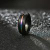 anillo negro de tungsteno marca calak cl sico 141842 200767 2
