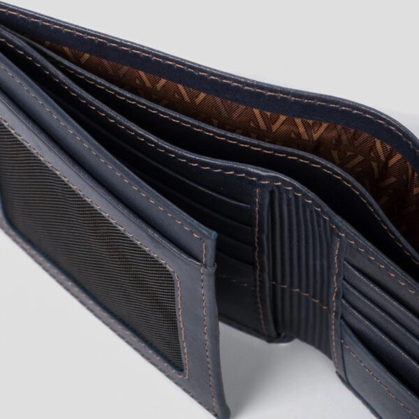 billetera azul estructura plana marca v lez cl sico 139761 AZUL 2