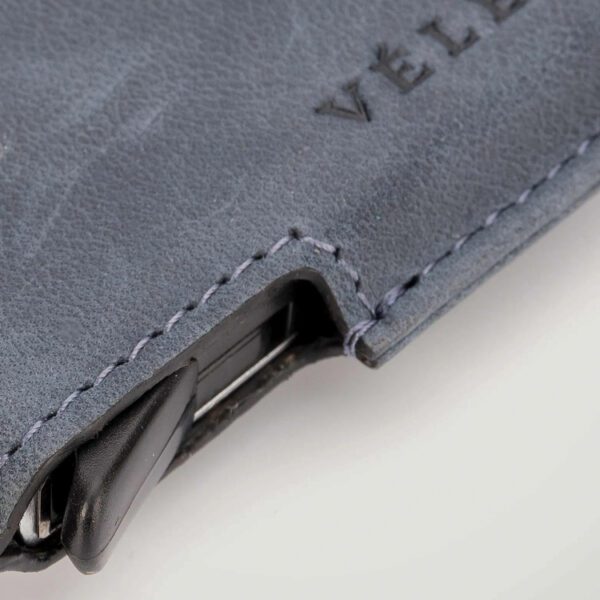 billetera azul estructura plana marca v lez cl sico 144745 217814 4