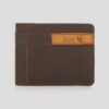 billetera caf estructura plana marca v lez cl sico 144755 CAFE 1