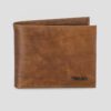 billetera miel estructura plana marca v lez cl sico 144748 CAFE 1