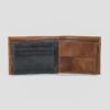 billetera miel estructura plana marca v lez cl sico 144748 CAFE 3