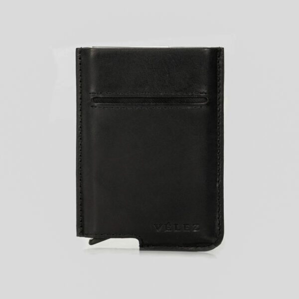 billetera negro estructura plana con clip marca v lez cl sico 144746 NEGRO 1