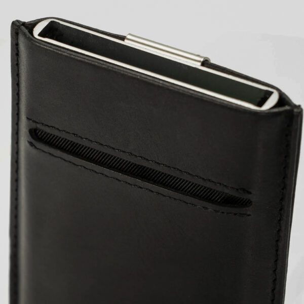 billetera negro estructura plana con clip marca v lez cl sico 144746 NEGRO 2