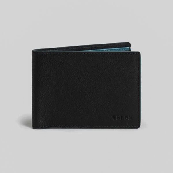 billetera negro estructura plana marca v lez cl sico 143884 NEGRO 1