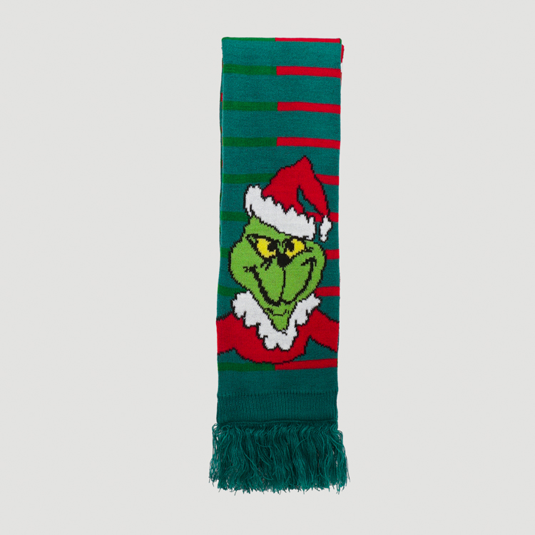 bufanda diseno grinch lines marca tishas cl sico 158675 VERDE 1