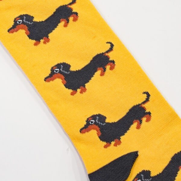 calcetines amarillo estilo salchicha marca tishas cl sico 141400 AMARILLO 2