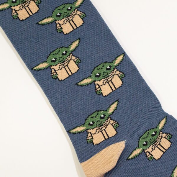 calcetines azul diseno baby yoda marca tishas cl sico 138043 AZUL PA 2