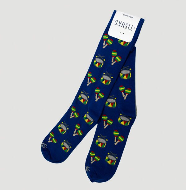 calcetines azul diseno chinchines marca tishas cl sico 143869 AZUL 1