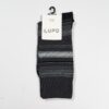 calcetines azul diseno de lineas marca lupo cl sico 153256 GRIS 1