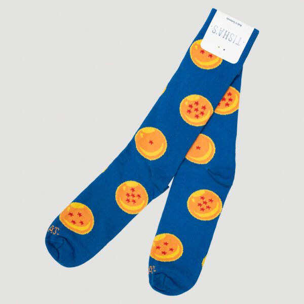 calcetines azul diseno esfera del dragon marca tishas cl sico 143031 AZUL 1