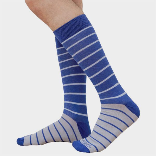calcetines azul diseno inverted blue marca tishas cl sico 150225 AZUL 1