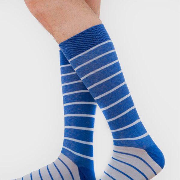 calcetines azul diseno inverted blue marca tishas cl sico 150225 AZUL 2