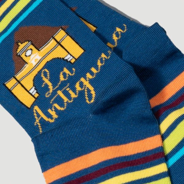 calcetines azul diseno la antigua 2024 marca tishas cl sico 157655 314011 2