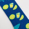 calcetines azul diseno limones marca tishas cl sico 143023 AZUL 2