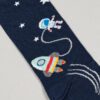 calcetines azul diseno space man marca tishas cl sico 151911 AZUL 2