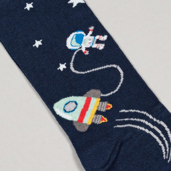 calcetines azul diseno space man marca tishas cl sico 151911 AZUL 2