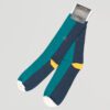 calcetines azul diseno vertical jade marca tishas cl sico 151906 AZUL 1