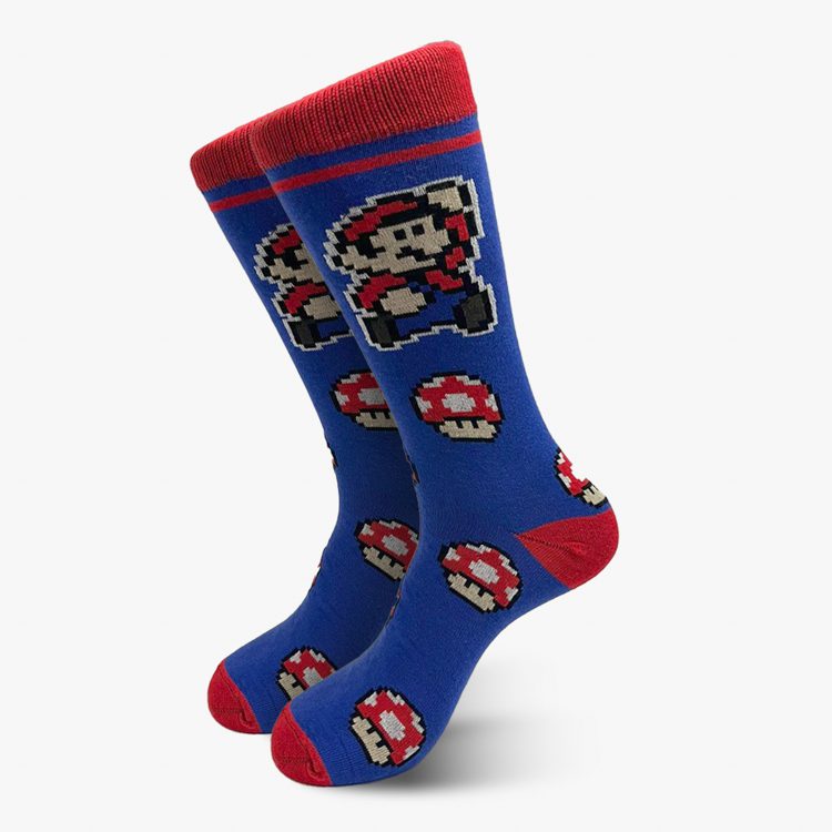 calcetines azul estilo mario bros marca cool merch cl sico 160263 AZUL 1