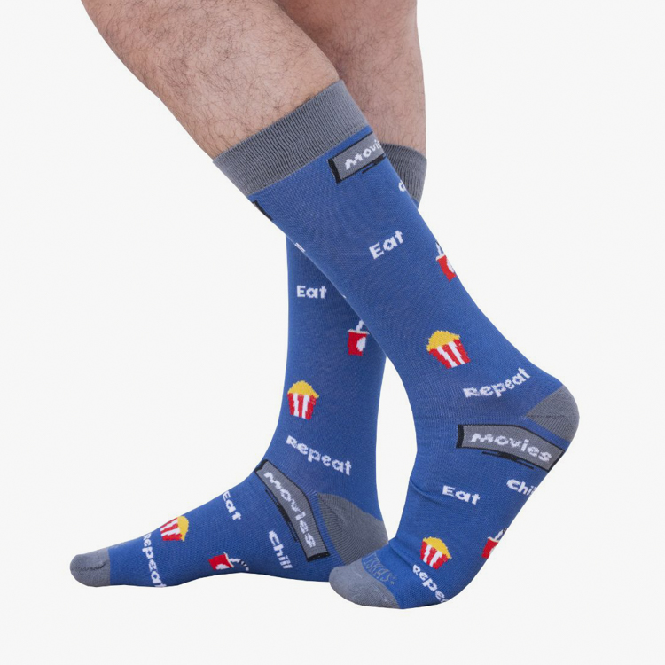 calcetines azul estilo sunday marca tishas cl sico 163362 AZUL 1