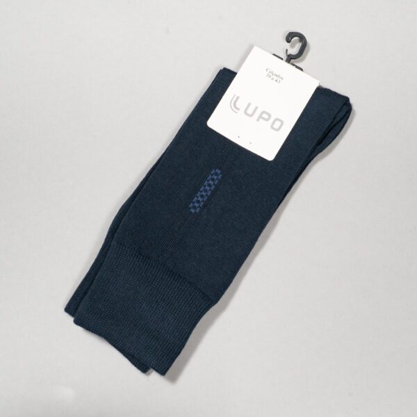 calcetines azul estructura plana marca lupo cl sico 138165 AZUL 2