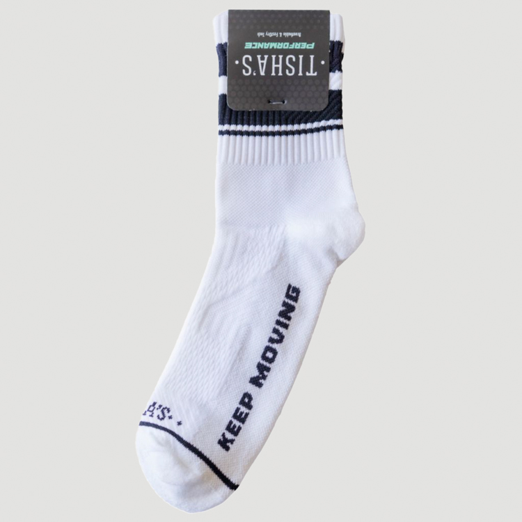 calcetines blanco estilo performance mid marca tishas cl sico 167245 376710 1