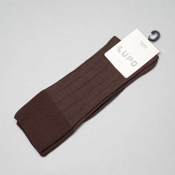 calcetines caf estructura plana marca lupo cl sico 138174 CAFE 2
