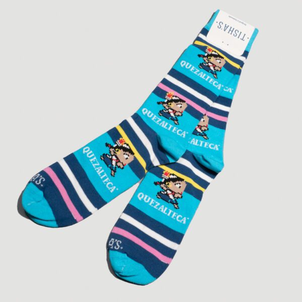 calcetines celeste diseno quezalteca rosita marca tishas cl sico 157665 CELESTE 1