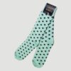 calcetines celeste diseno rombos marca tishas cl sico 143873 CELESTE 1