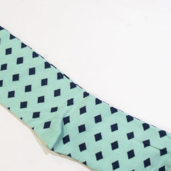 calcetines celeste diseno rombos marca tishas cl sico 143873 CELESTE 2