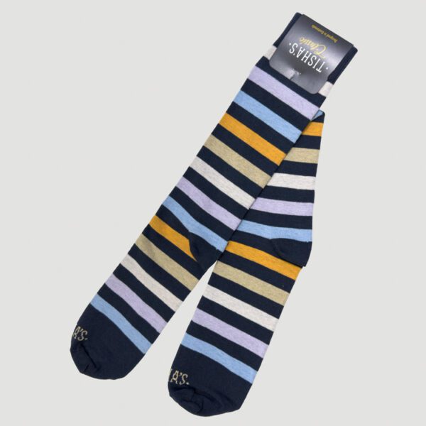 calcetines celeste diseno saturno marca tishas cl sico 136345 CELESTE 1