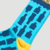 calcetines celeste diseno venado celeste marca tishas cl sico 157659 CELESTE 2