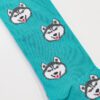 calcetines celeste estilo husky marca tishas cl sico 141403 CELESTE 2