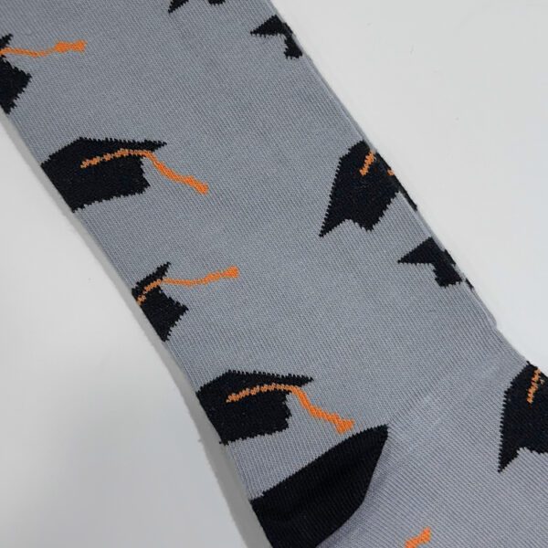 calcetines gris diseno de graduacion marca tishas cl sico 145348 GRIS 2