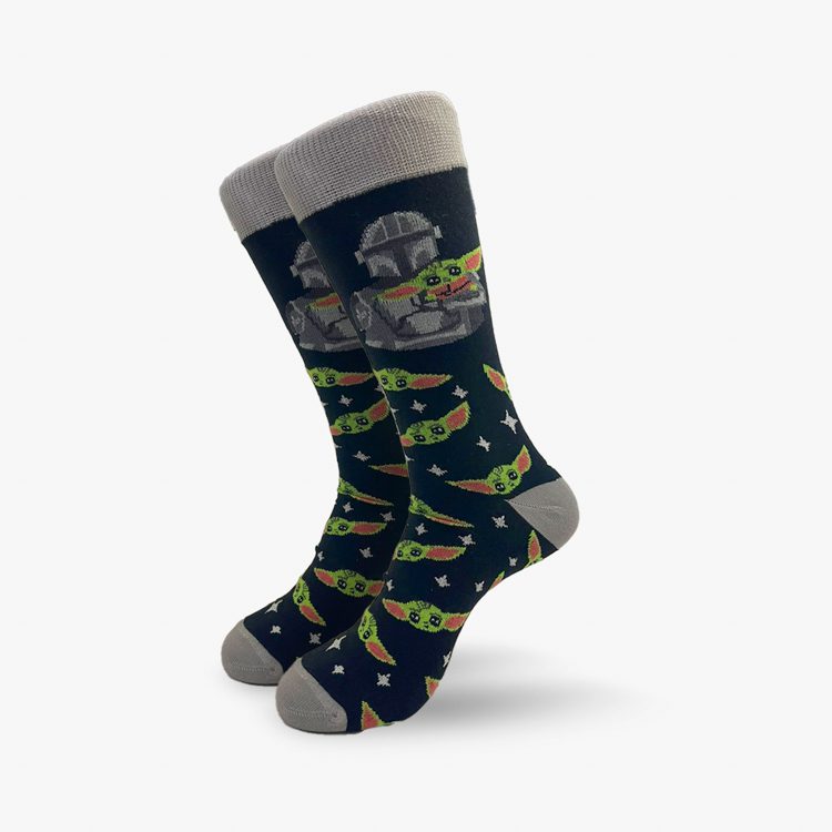 calcetines gris estilo mandalorian marca cool merch cl sico 160258 GRIS 1