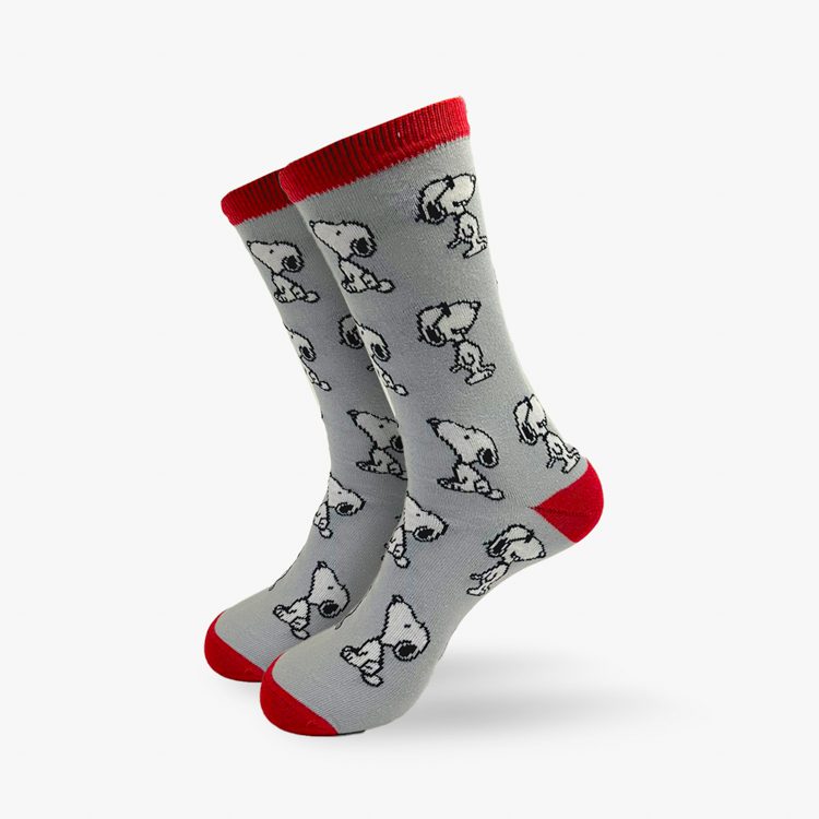 calcetines gris estilo snoopy cool marca cool merch cl sico 160259 GRIS 1