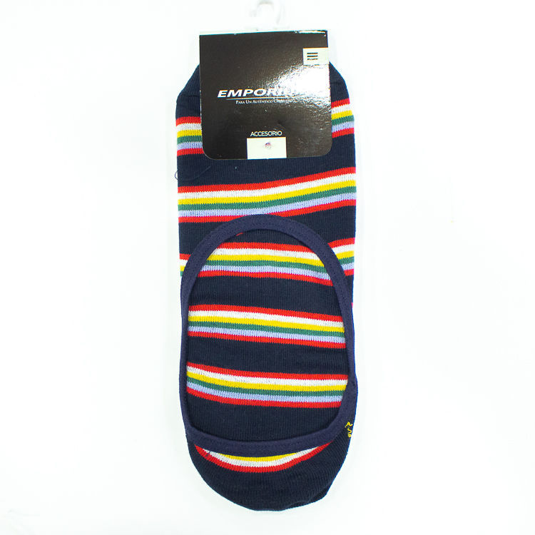 calcetines grises con l neas marca emporium casual 118550 NEGRO 1