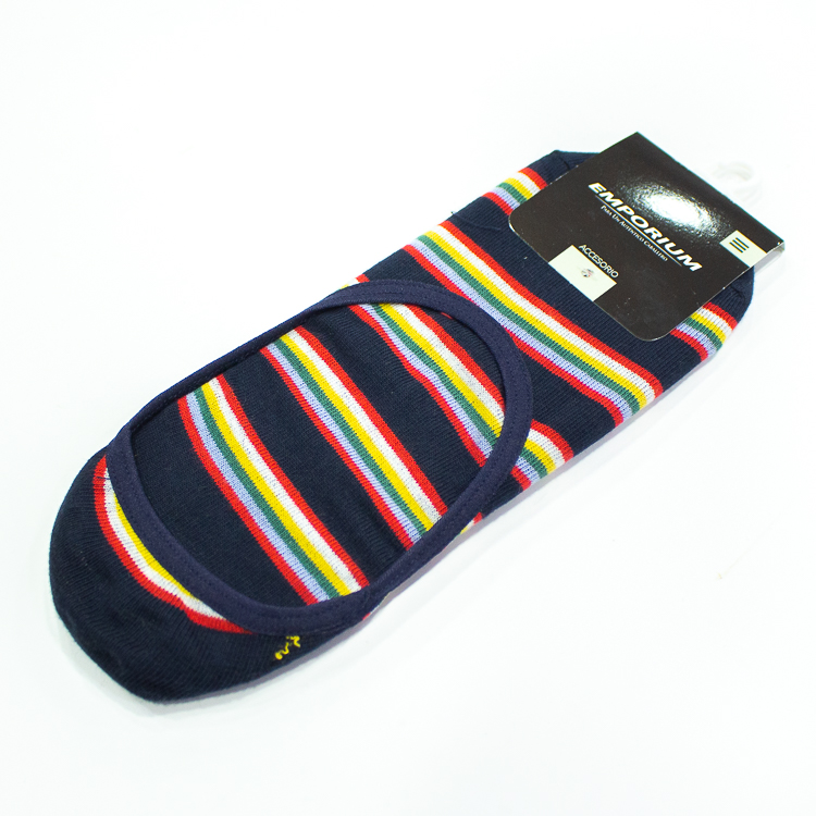 calcetines grises con l neas marca emporium casual 118550 NEGRO 2