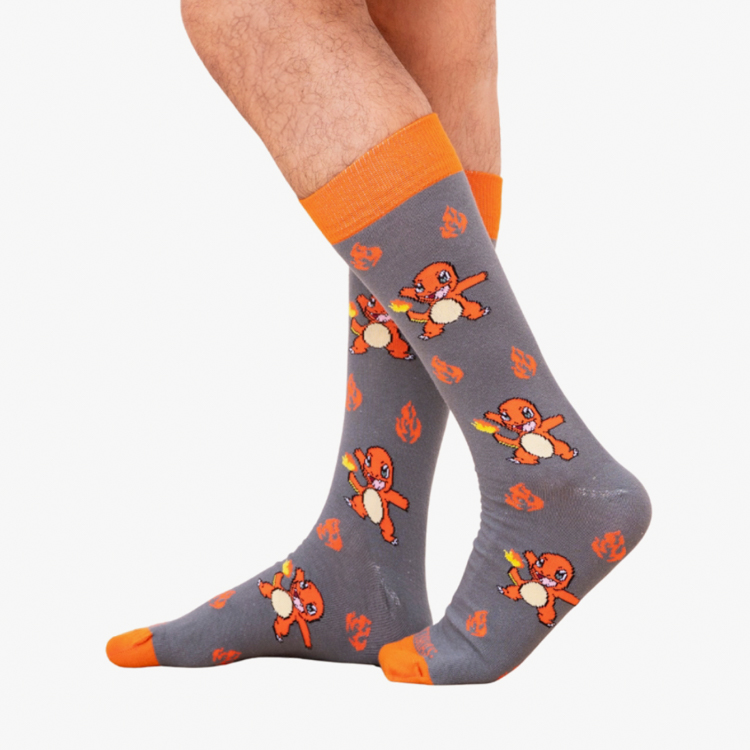 calcetines naranja estilo charmander marca tishas cl sico 163368 NARANJA 1