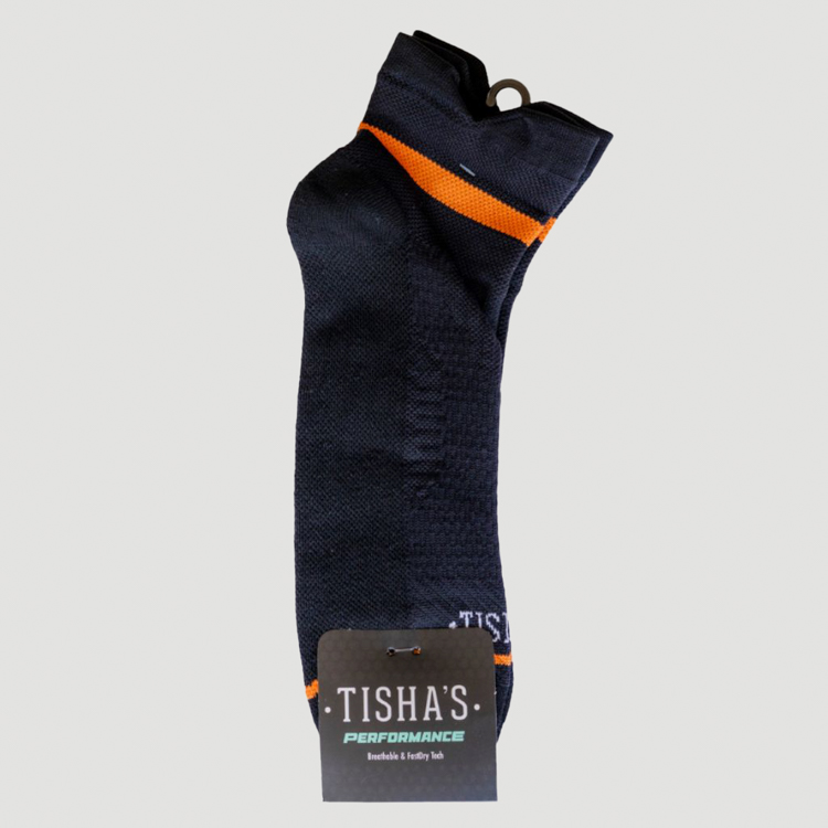 calcetines naranja estilo performance low marca tishas cl sico 167234 376720 1