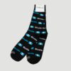 calcetines negro diseno banderas gt marca tishas cl sico 157656 NEGRO 1