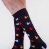 calcetines negro diseno mickey black marca tishas cl sico 150233 NEGRO 2