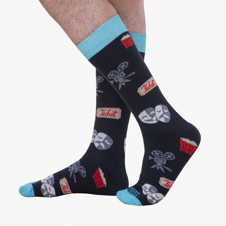 calcetines negro estilo frifay party marca tishas cl sico 163360 NEGRO 1