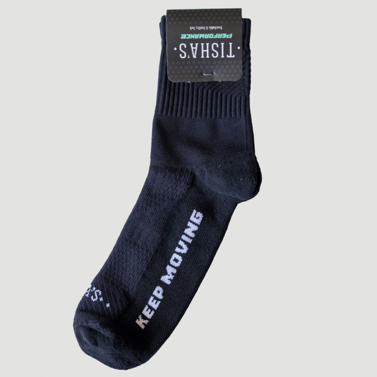 calcetines negro estilo performance mid marca tishas cl sico 167243 376709 1