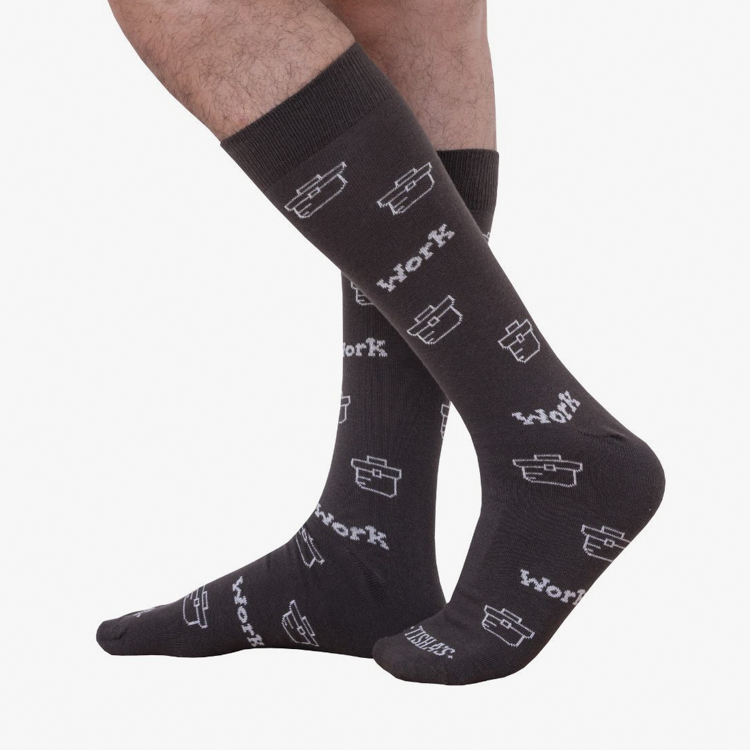 calcetines negro estilo tuesday work marca tishas cl sico 163357 NEGRO 1